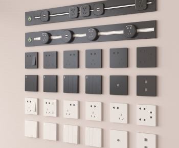 Modern Switch Socket Panel-ID:693469087