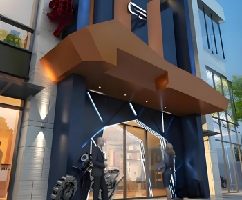 Modern Facade Element-ID:878315934