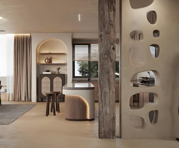 Wabi-sabi Style Open Kitchen-ID:480380061