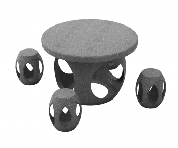 New Chinese Style Outdoor Tables And Chairs-ID:810429101