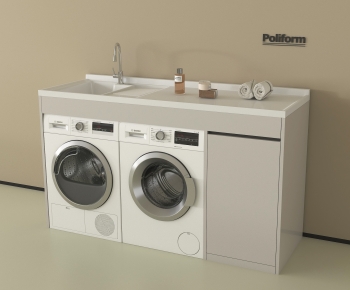 Modern Laundry Cabinet-ID:130822905