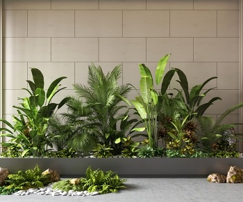现代景观植物小品3D模型