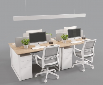 Modern Office Desk And Chair-ID:822781098