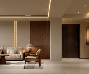 New Chinese Style A Living Room-ID:937026026