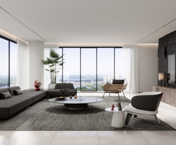 Modern A Living Room-ID:619040973