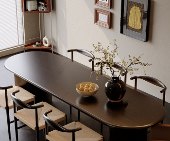 Modern Dining Table And Chairs-ID:351284039
