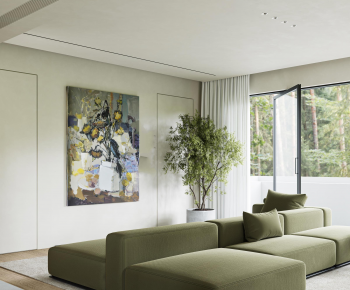 Modern A Living Room-ID:642199041