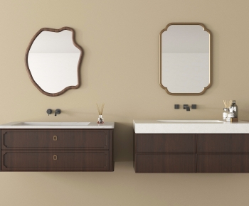 French Style Bathroom Cabinet-ID:422454124