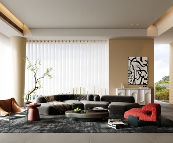 Modern A Living Room-ID:161340007