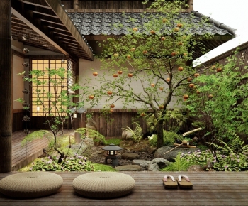 Japanese Style Courtyard/landscape-ID:196152939