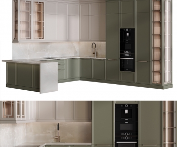 Simple European Style Kitchen Cabinet-ID:629609111