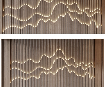 New Chinese Style TV Wall-ID:191010955