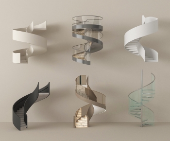 Modern Rotating Staircase-ID:682034971