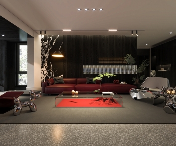 Modern A Living Room-ID:541790017