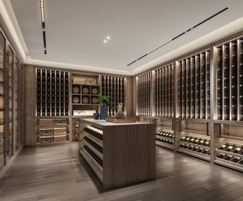 New Chinese Style Wine Cellar/Wine Tasting Room-ID:209045893