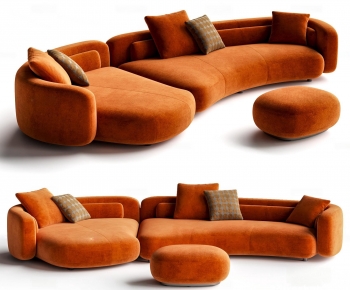 Modern Curved Sofa-ID:106920004