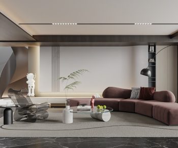 Modern A Living Room-ID:659682991