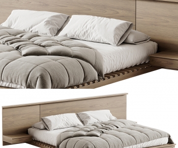 Modern Double Bed-ID:799573907