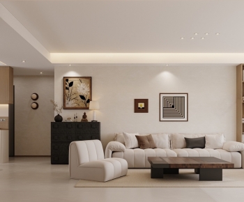 Modern A Living Room-ID:483578927