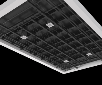 Modern Suspended Ceiling-ID:725960727