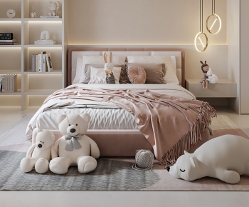 Modern Child's Bed-ID:478465088