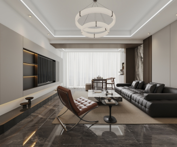 Modern A Living Room-ID:621973048