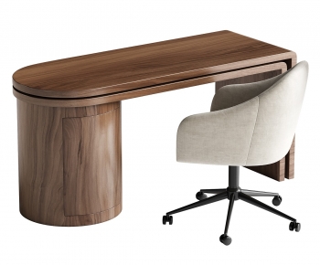 Modern Computer Desk And Chair-ID:507764106