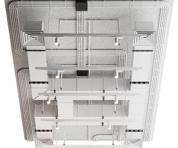 Modern Suspended Ceiling-ID:681307087