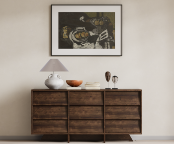 Wabi-sabi Style Entrance Cabinet-ID:234301149