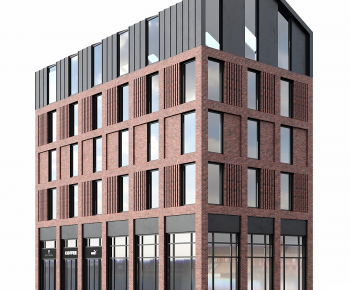 Modern Appearance Of Commercial Building-ID:413510837