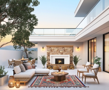 Modern Courtyard/landscape-ID:327596901