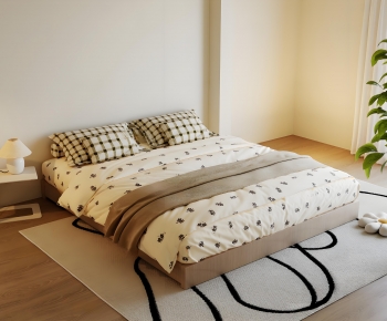 Modern Double Bed-ID:958139904