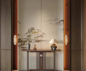 New Chinese Style Hallway-ID:860868931