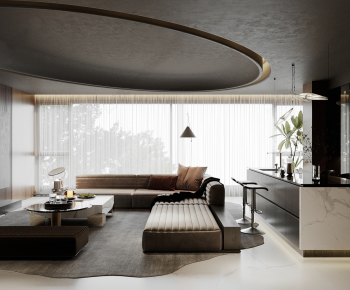 Modern A Living Room-ID:616030931