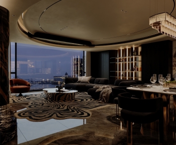 Modern A Living Room-ID:430334099