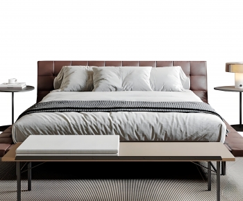 Modern Double Bed-ID:965482952