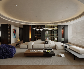 Modern A Living Room-ID:943394906
