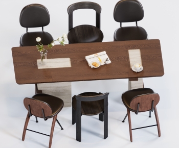 Modern Dining Table And Chairs-ID:363729055