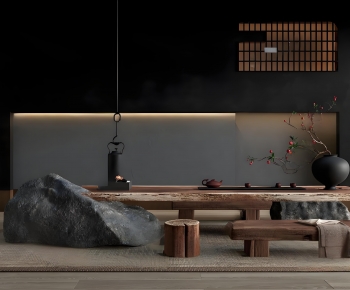 Wabi-sabi Style Tea House-ID:450046064