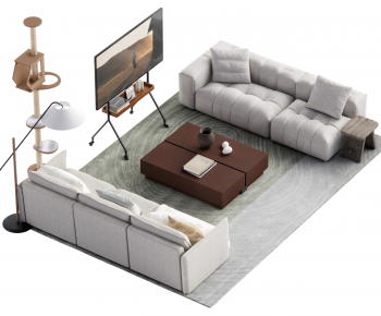 Modern Sofa Combination-ID:528552068