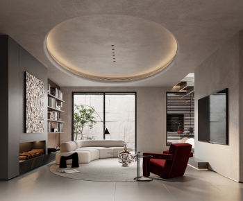 Modern A Living Room-ID:718009559