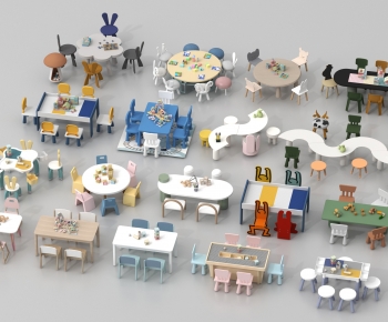 Modern Children's Table/chair-ID:310082916