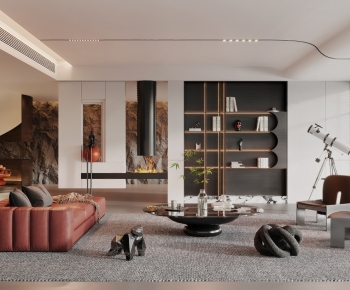 Modern A Living Room-ID:176485067