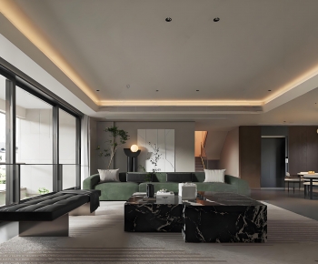 Modern A Living Room-ID:750567915