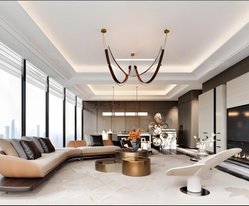 Modern A Living Room-ID:343055968