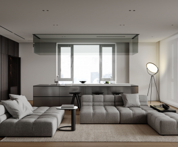 Modern A Living Room-ID:676703932