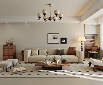 Modern A Living Room-ID:749181991