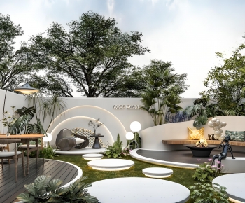 Modern Courtyard/landscape-ID:678410568