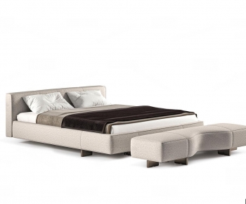 Modern Double Bed-ID:488796004