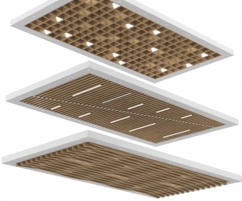 Modern Suspended Ceiling-ID:196590908